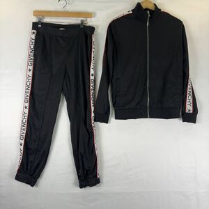 Givenchy Black Tracksuit with Red and White